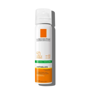 La Roche-Posay Anthelios Bruma Facial Antibrillo FPS 50 | Protector solar en spray para rostro